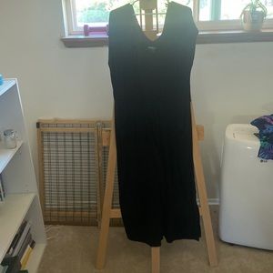 Black summertime casual dress
